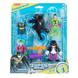 Imaginext DC Super Friends Batman & Villains Figure Set, 7-Piece